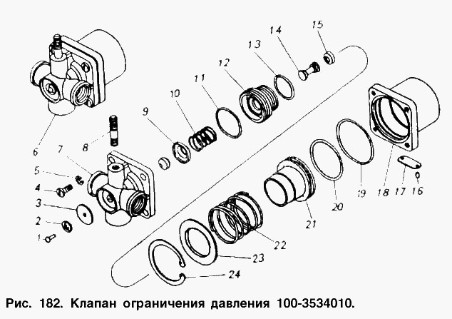 КАМАЗ Клапан ограничения давления