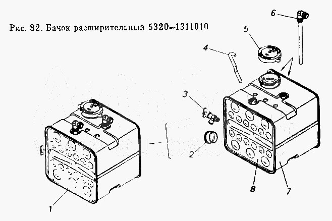 КАМАЗ Бачок расширительный